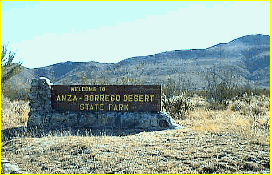 Welcome to the Anza Borrego Desert!