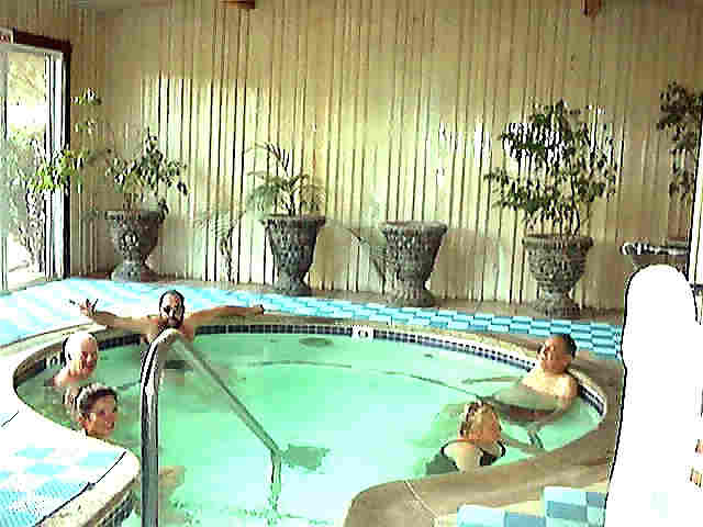 Indoor hot pool at Jacumba
