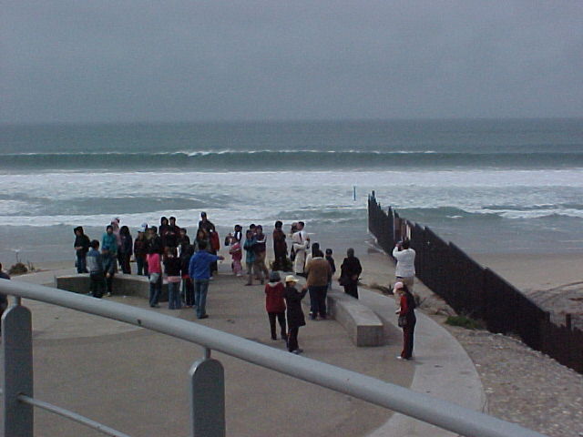 Mexico-USA border fence